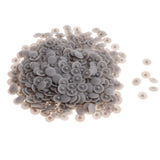 Maxbell 500Pack Round Phillips Screw Hole Cover Furniture Decorative Screw Cap Gray