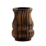 Maxbell Flower Vase Decoration Gift Wooden Plant Vase for Flower Arrangement Make up