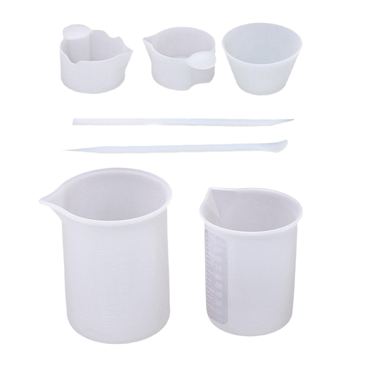 Maxbell Measuring Cups Tea Coffee Cooking Scoops Glue Stick Sugar Cake Baking 46x35x20mm 43x26mm