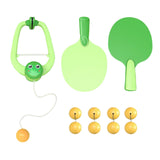 Maxbell Indoor Hanging Table Tennis for Training Accessories Middle Old Age Leisure 9 Balls Green