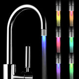 Maxbell LED Water Faucet 7 Colors Changing Light Glow Shower Stream Tap Bathroom