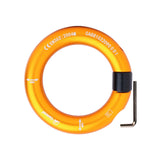 Maxbell Outdoor 24kN Aluminum Alloy Rappel Ring Arborist Rescue Hammock Pack Caving Aureate