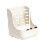Maxbell 2 in 1 Rabbit Feeder Pets Accessories Detachable for Chinchilla Guinea Pigs White