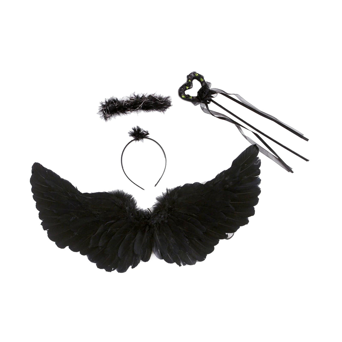 Maxbell Angel Wing Cosplay Costume Accessory Decoration for Halloween Dance Show 60cmx35cm