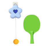 Maxbell Children's Hanging Table Tennis Trainer Exercise Equipment Self Training Blue 1 Paddle