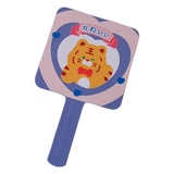Maxbell Compact Handheld Mirror Single Sided Square Gift for Women Girls Purple