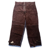 Max Welding Suits Heat/Flame Resistant Heavy Duty Anti-scald Brown Pants XXL
