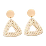 Maxbell 1Pair Dangling Ear Stud Elegant Geometric Lightweight for Daily Wear Party B