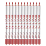 Max 12pcs Waterproof Matte Velvet Lip Liner Makeup Pencil Pen Lipliner Crayon 54#