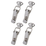 Maxbell 4 Pieces Spring Toggle Latch Mini Stainless Steel for Furniture Indoor Boxes S