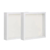 Maxbell Object Frame 3D Picture Frame for Filling for Wall Decor Exhibition Office White