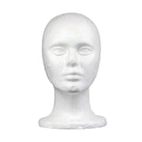 Maxbell Foam Mannequin Head Wig Display Mannequin Head Lightweight Manikin Foam Head Style D