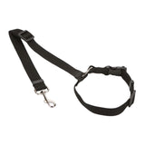 Maxbell Dog Car Seat Belt Practical Durable Leash Lightweight for Hiking Walking Black