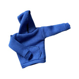Maxbell Fashion 1/12 Scale Hoodie Sweater Clothes for 6in Dress up Figures Body Blue