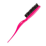 Maxbell Teasing Hair Brushes Portable Three Row for Hair Styling Home Rose Red