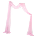 Maxbell Wedding Arch Draping Party Backdrop Curtain Panels 70x550cm for Stage Decor