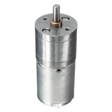 Maxbell Silver JGA25-370 Miniature DC Gear-Box Reducer Electric Motor 12V 130RPM
