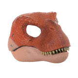 Maxbell Creative Dinosaur Mask Moving Jaw Cosplay Head Mask for Party Costume Decor Red