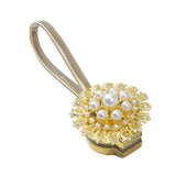 Max 1 Piece Magnetic Bead Curtain Tiebacks Buckle Clip Holdback Golden