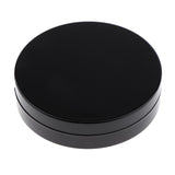 Maxbell Empty Powder Case Face Powder Blusher Makeup Cosmetic Jars Container Black