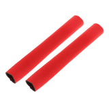 Maxbell 2Pcs Diving Fabric Non-slip Paddle Grip Protect Sleeves Prevent Covers Wrap Red
