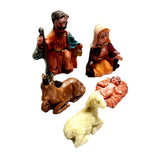 Maxbell Nativity Figurines Set Jesus Statue Christmas Ornament Gifts Christian 5Pcs
