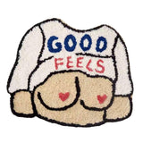 Maxbell Cartoon Floor Mat Bedroom Entrance Water Absorption Non Slip Decoration 38cmx46cm