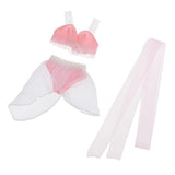 Max Maxb 1/3 BJD Girl Dolls Handmade Swimwear Clothes DIY Dress up Accs Pink