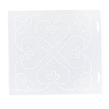 Maxbell Plasitc Quilting Template Stencils for Embroidery Patchwork Sewing Craft 3#