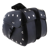 Maxbell Waterproof Motorcycle Saddlebags Motorbike Saddle Bags Storage Tool Pouch Left & Right Side - Black