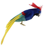 Maxbell Simulation Artificial Feathered Parrot Bird Animal Model Toy Home Decor I