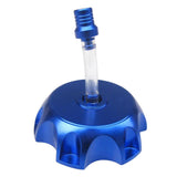 Max Maxb Aluminum Alloy Gas Fuel Petrol Tank Cap + Breather for Dirt Bike Blue