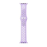 Maxbell Dual-color Perforated Sports Watchband for Apple iWATCH 1234 38/40MM 6