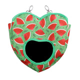 Maxbell Rabbit Guinea Pig Hay Feeder Hanging Pets Hay Feeder Storage Bag watermelon