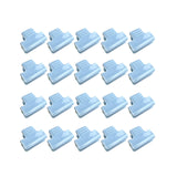 Maxbell 20 Pieces Greenhouse Film Clamps Shading film Netting for Farming Fixing bule 11mm