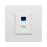 Maxbell Ethernet Wall Plate Outlet Fittings Easy Installation for Cable Installation