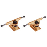 Maxbell 5 inch Aluminium Alloy Longboard Skateboard Trucks Impact Resistance Gold