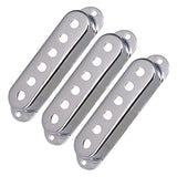 Max Maxb 3 Pcs Guitar Humbucker Pickup Cover Electric Guitar Replacement Parts Silver