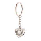 Max Maxb Car Key Ring Creative Chain Keyfob Keyring Pendant Ring Accessories Silver