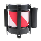 Maxbell 5m Retractable Stanchion Belt Crowd Queue Control Barrier Mounted Accessory Red and White