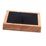 Maxbell Wooden Velvet Jewelry Tray Holder Storage Square for Bracelet Chains Earring Black