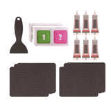 Maxbell Trampoline Patch Kit Replacement Waterproof Big Holes Trampoline Accessories Rectangular  6 Patches
