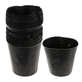 Max 100 Pieces Flower Plant Nursery Pot Plant Flower Seedling Container C