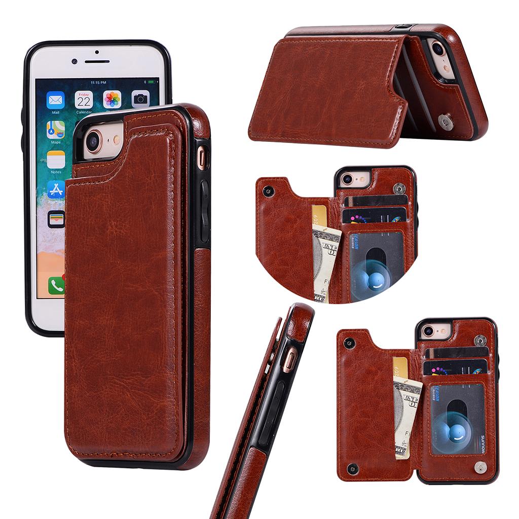 Max Simple Phone Back Cover For iPhone7/8 Series Brown iPhone8 iPhone7