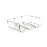 Maxbell Water Bottle Holder Display Holder Bottle Rack for Countertop Hotel Cabinet 3 Slots