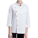 Maxbell Men Women Chef Coat Jacket Cooking Uniform Waiter Apparel Restaurant XXL White