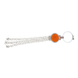 Maxbell Car Key Ring Creative Anti Static Strap Belt Chain Keyfob Pendant Orange