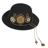 Maxbell Steampunk Mini Top Hat Gothic Vintage Design Headgear for Festival Halloween