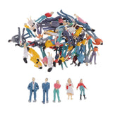 Max 50pcs 1:50 Sand Table Doll Model DIY Handmade Building Model Color Material