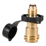Maxbell QCC Propane Tank Cylinder Adapter Camping BBQ 50LB Pressure Regulator Valve